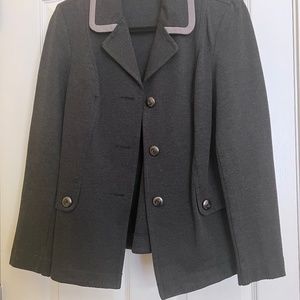 Cabi Jacket Blazer Size Small Charcoal Gray